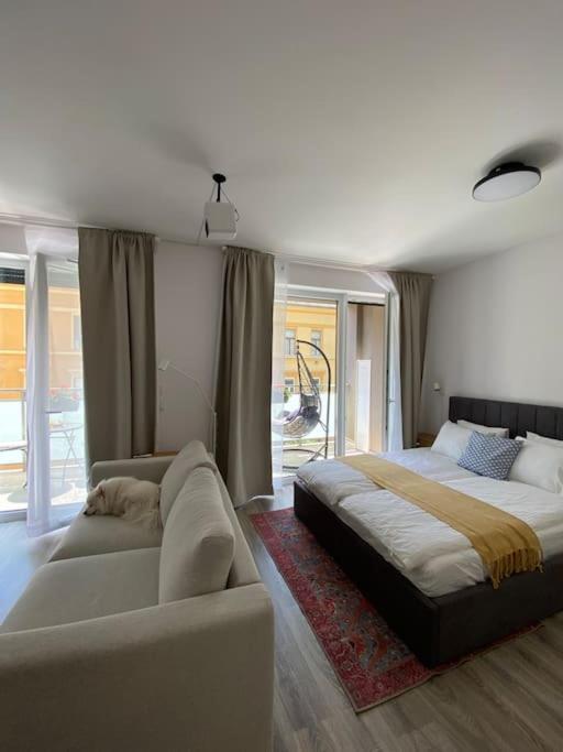Zene Lux Vinyl Record Player & Projector Apartment Budapest